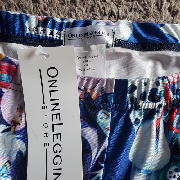 Disney Villains Colorful Graphic Leggings - Picture 4 of 4